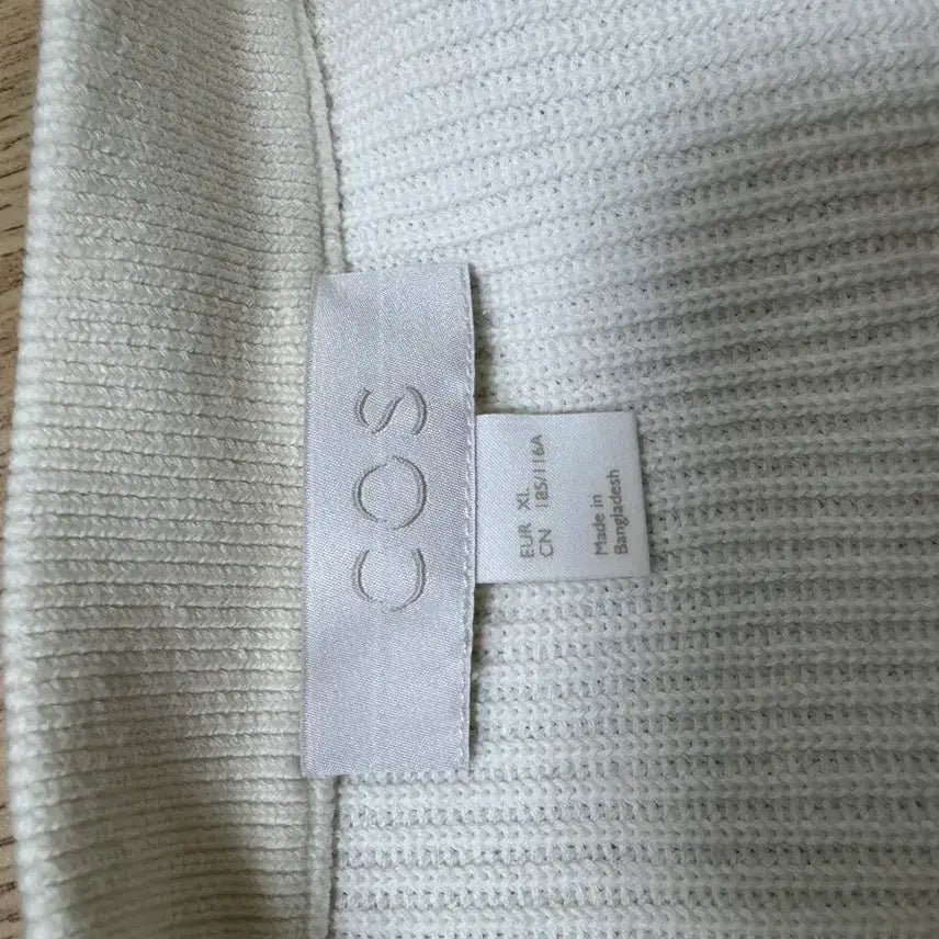 [BUNJANG] COS Ivory Knit Vest XL / COS 아이보리 니트조끼 xl
