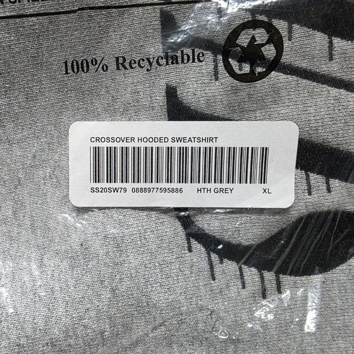 [BUNJANG] Supreme Crossover Hoodie (Heather Grey) - XL / [XL] 정품 슈프림 후드