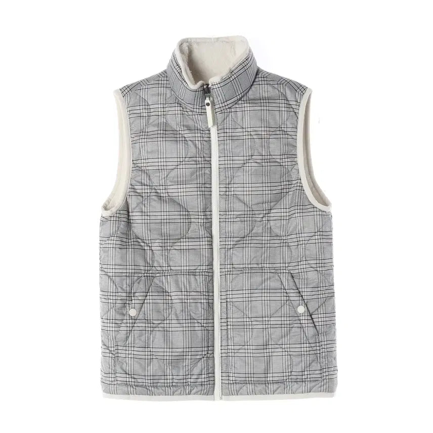 [BUNJANG] Beanpole Reversible Boa Fleece Padded Vest Jacket / 빈폴 리버서블 보아 플리스 패딩 베스트 재킷 조끼