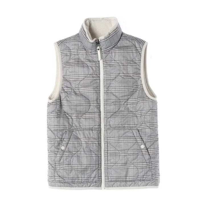 [BUNJANG] Beanpole Reversible Boa Fleece Padded Vest Jacket / 빈폴 리버서블 보아 플리스 패딩 베스트 재킷 조끼