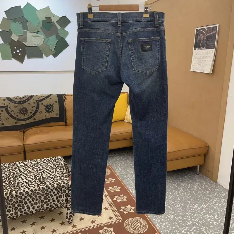 [BUNJANG] Dolce &amp; Gabbana Modern Chic Skinny Denim Pants / 돌체앤가바나 모던시크 캐주얼 힙패치 스키니 데님팬츠 30인치 C09725