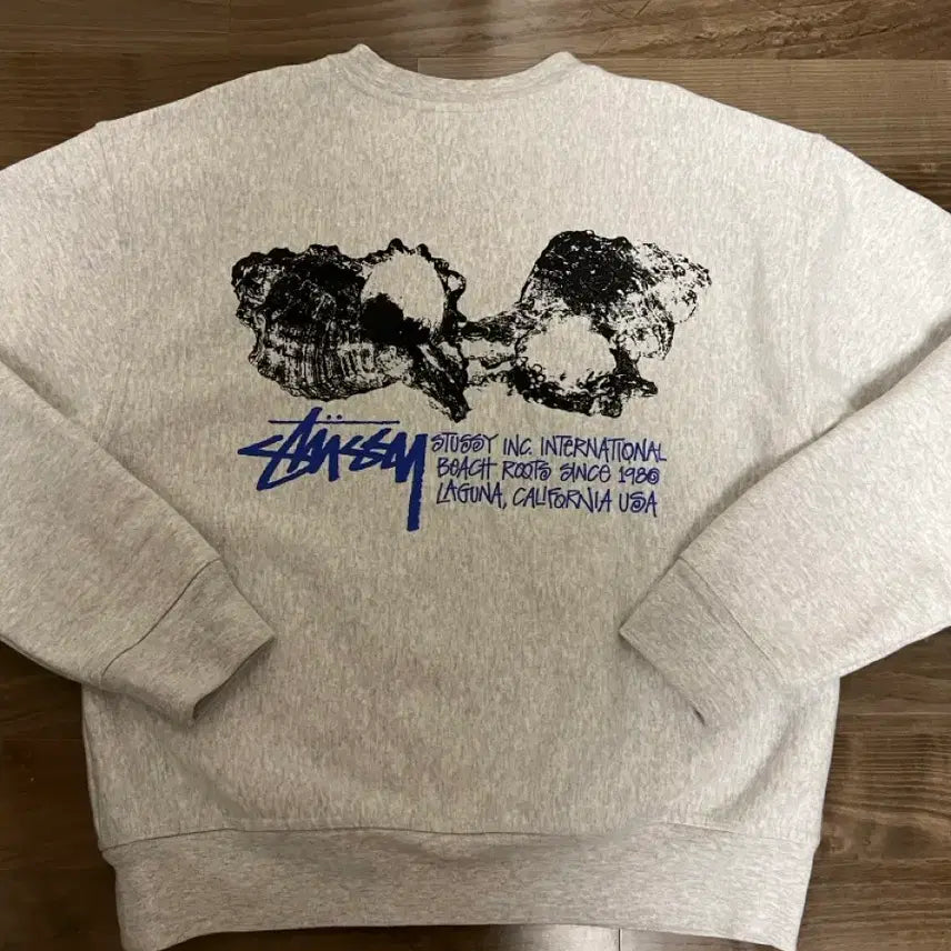 [BUNJANG] Stussy Shell Crewneck (M) / 스투시 쉘 맨투맨 (M)