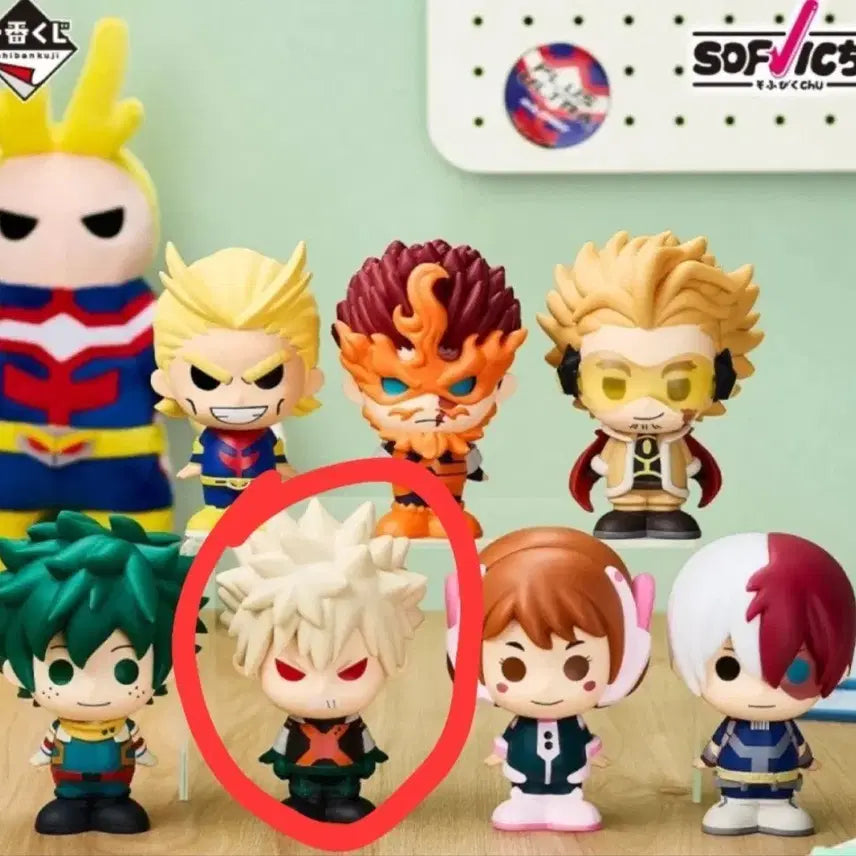 [BUNJANG] My Hero Academia Bakugo Soft Vinyl Figure / 나히아 히로아카 F2상 바쿠고 소프비 이어지는 마음 이치방쿠지