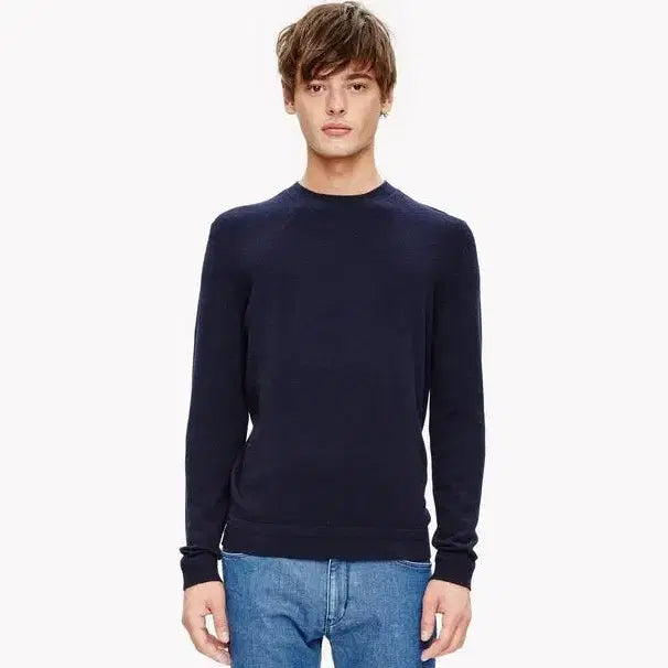 [BUNJANG] Theory Cashmere Knit Sweater Navy L / 띠어리 100% 캐시미어 니트 스웨터 네이비  L사이즈