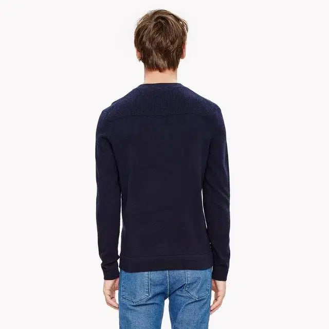 [BUNJANG] Theory Cashmere Knit Sweater Navy L / 띠어리 100% 캐시미어 니트 스웨터 네이비  L사이즈