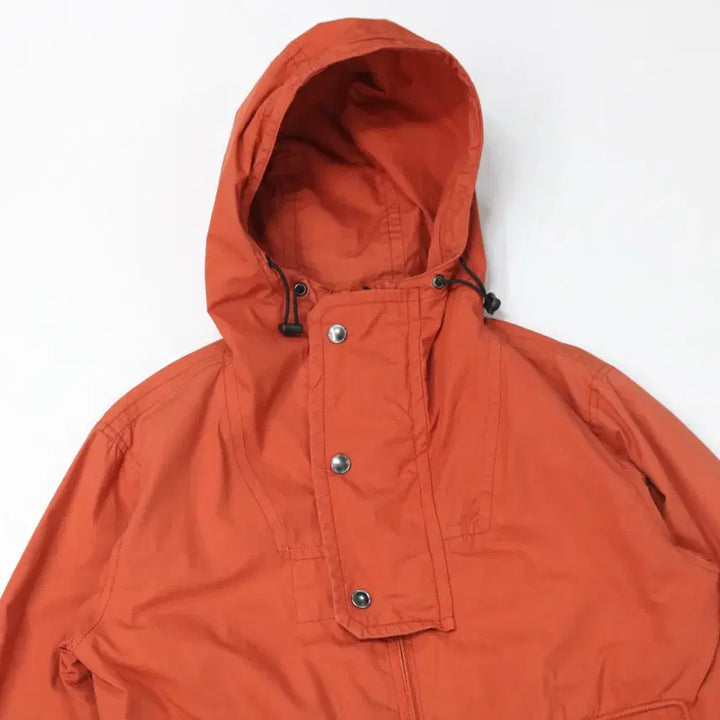 [BUNJANG] Vintage Orange Technical Hooded Windbreaker Jacket (M) / 빈티지 오렌지 테크니컬 후드 윈드브레이커 자켓 (M)