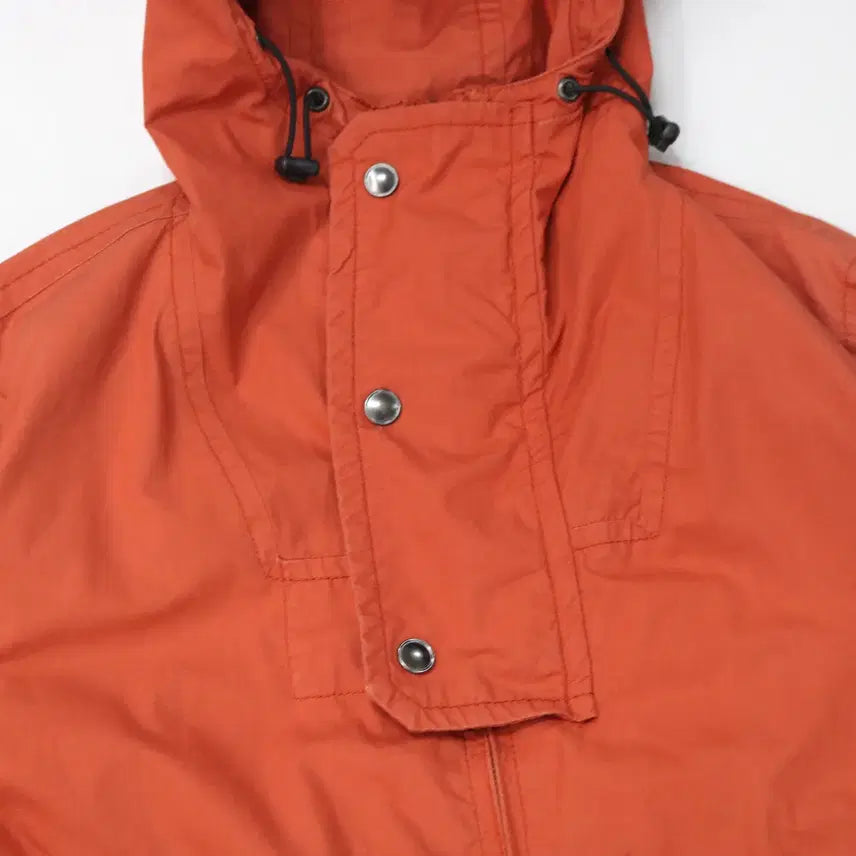 [BUNJANG] Vintage Orange Technical Hooded Windbreaker Jacket (M) / 빈티지 오렌지 테크니컬 후드 윈드브레이커 자켓 (M)