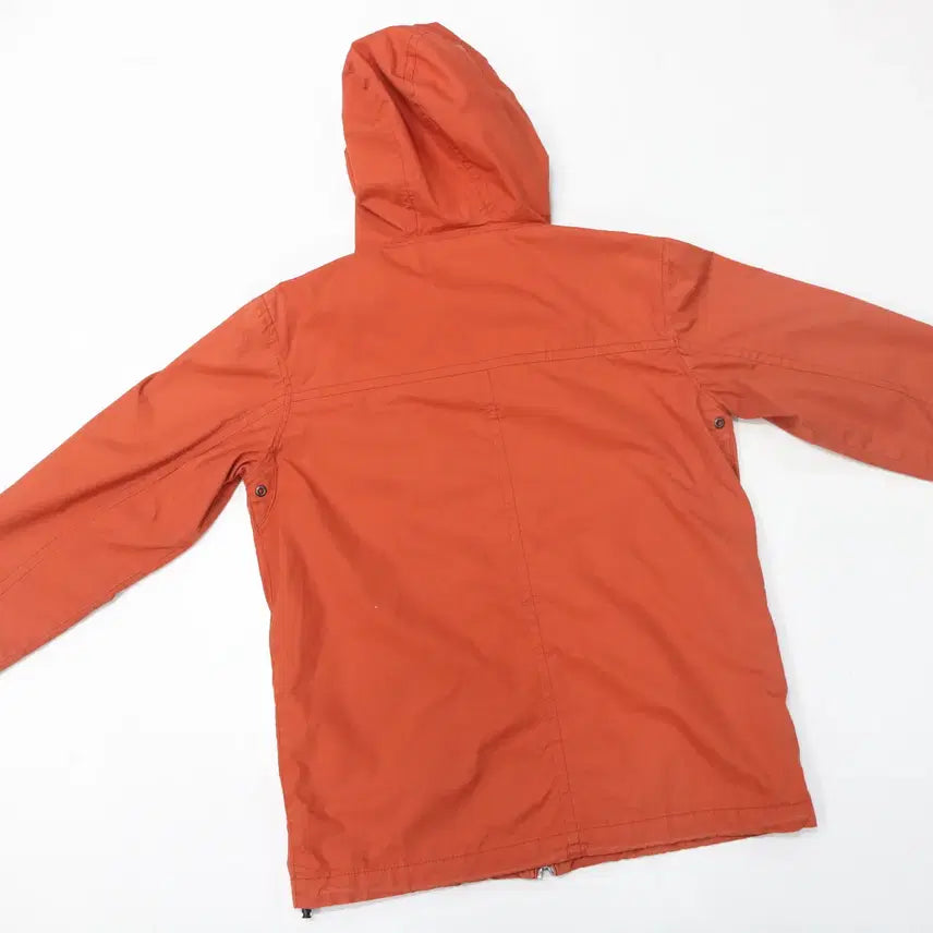 [BUNJANG] Vintage Orange Technical Hooded Windbreaker Jacket (M) / 빈티지 오렌지 테크니컬 후드 윈드브레이커 자켓 (M)