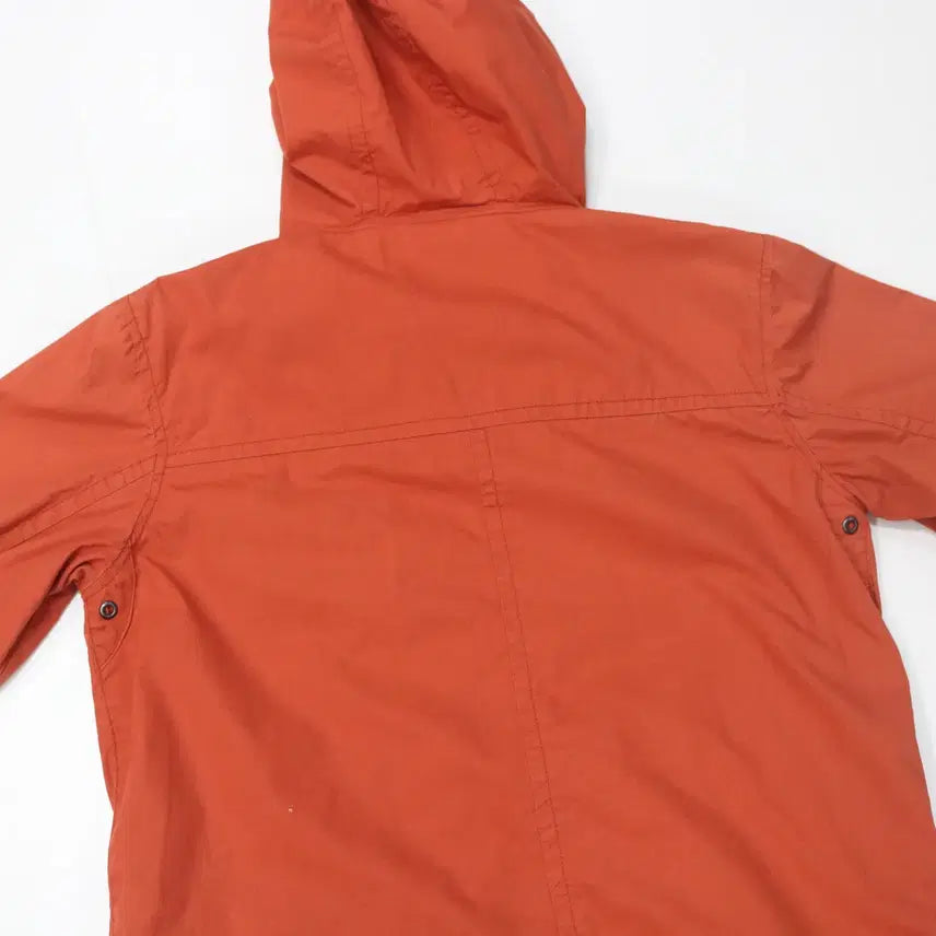 [BUNJANG] Vintage Orange Technical Hooded Windbreaker Jacket (M) / 빈티지 오렌지 테크니컬 후드 윈드브레이커 자켓 (M)