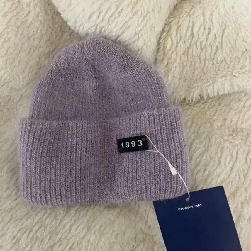 [BUNJANG] Studio 1993 Angora Beanie Light Purple / 새상품) 스튜디오1993 앙고라 비니 연보라