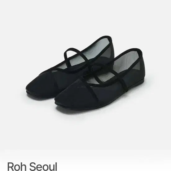 [BUNJANG] Rowie Mesh Mary Jane Black Shoes / 로서울 Rowie 메쉬 메리제인 블랙 슈즈(교환도 가능)