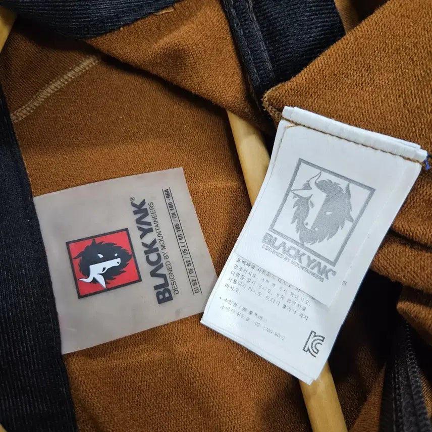 [BUNJANG] Black Yak Brown Half-Zip Long Sleeve T-shirt / 105 블랙야크 브라운 반집업 긴팔티셔츠