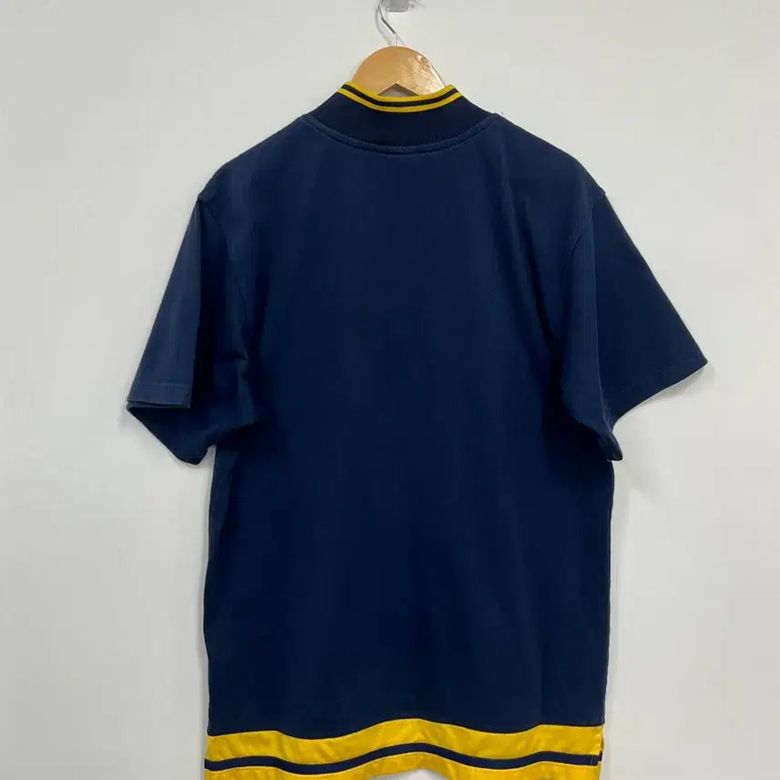 [BUNJANG] Nike Old School Michigan V-Neck Jersey / [95] 00s 나이키 올드스쿨 미시간 웜업 브이넥 반팔 져지