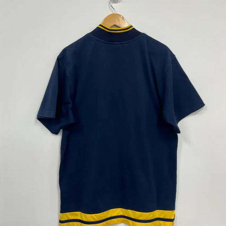 [BUNJANG] Nike Old School Michigan V-Neck Jersey / [95] 00s 나이키 올드스쿨 미시간 웜업 브이넥 반팔 져지