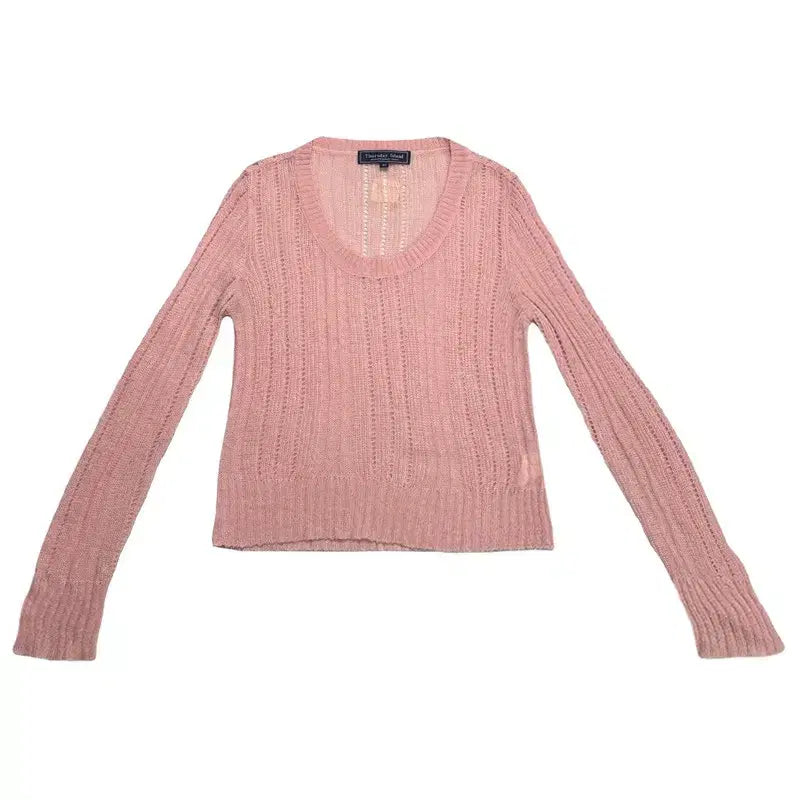 [BUNJANG] THURSDAY ISLAND Round Neck Knit Sweater / THURSDAY ISLAND 라운드넥 니트 90