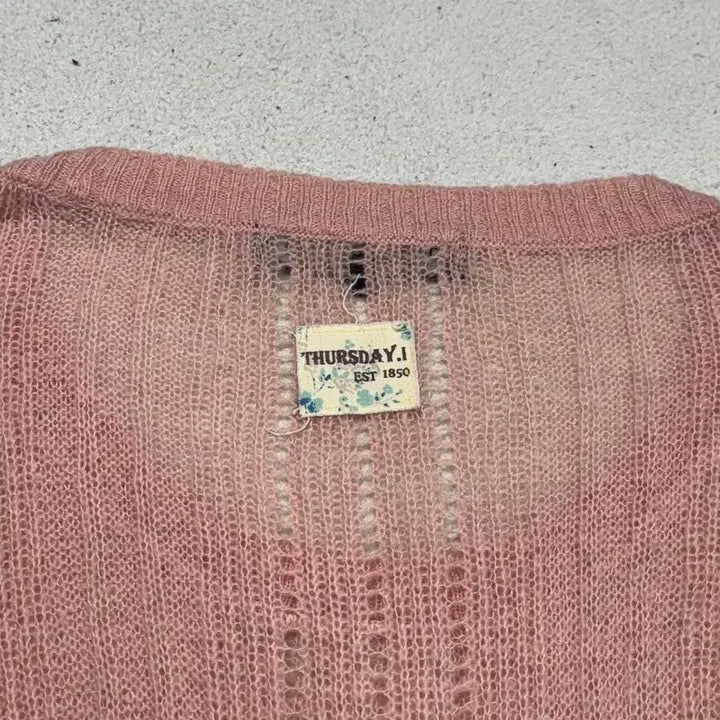 [BUNJANG] THURSDAY ISLAND Round Neck Knit Sweater / THURSDAY ISLAND 라운드넥 니트 90