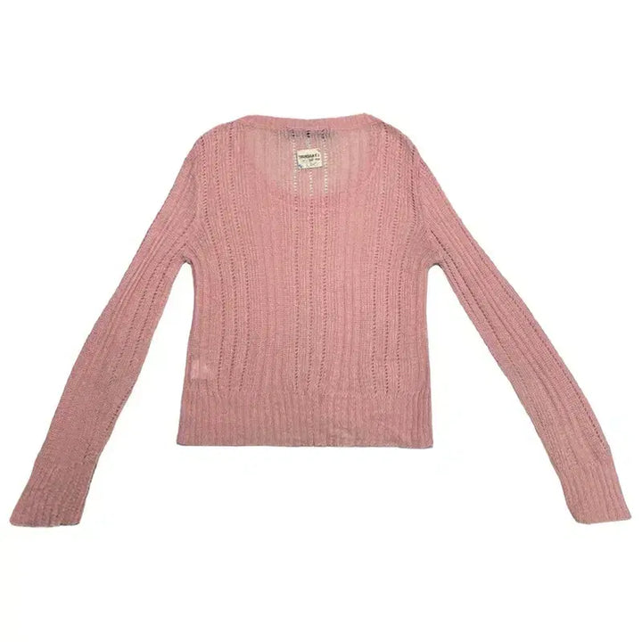 [BUNJANG] THURSDAY ISLAND Round Neck Knit Sweater / THURSDAY ISLAND 라운드넥 니트 90