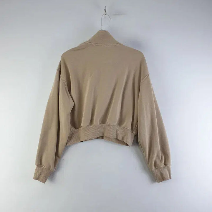 [BUNJANG] Topten Balance Beige Crop Sweatshirt / 탑텐 여성S 발란스 베이지 크롭 맨투맨 M1916