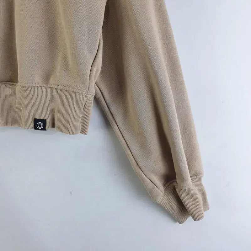 [BUNJANG] Topten Balance Beige Crop Sweatshirt / 탑텐 여성S 발란스 베이지 크롭 맨투맨 M1916