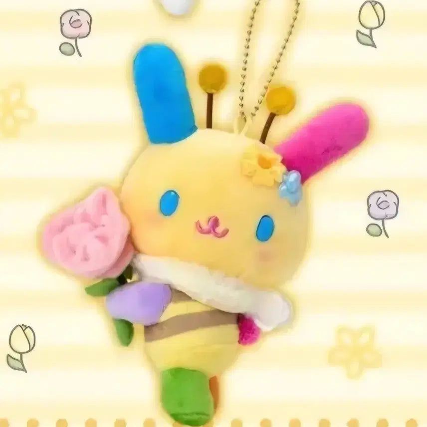 [BUNJANG] Sanrio Usahana Honeybee Mascot Keyring / 산리오 꿀벌시리즈 우사하나 마스코트 키링