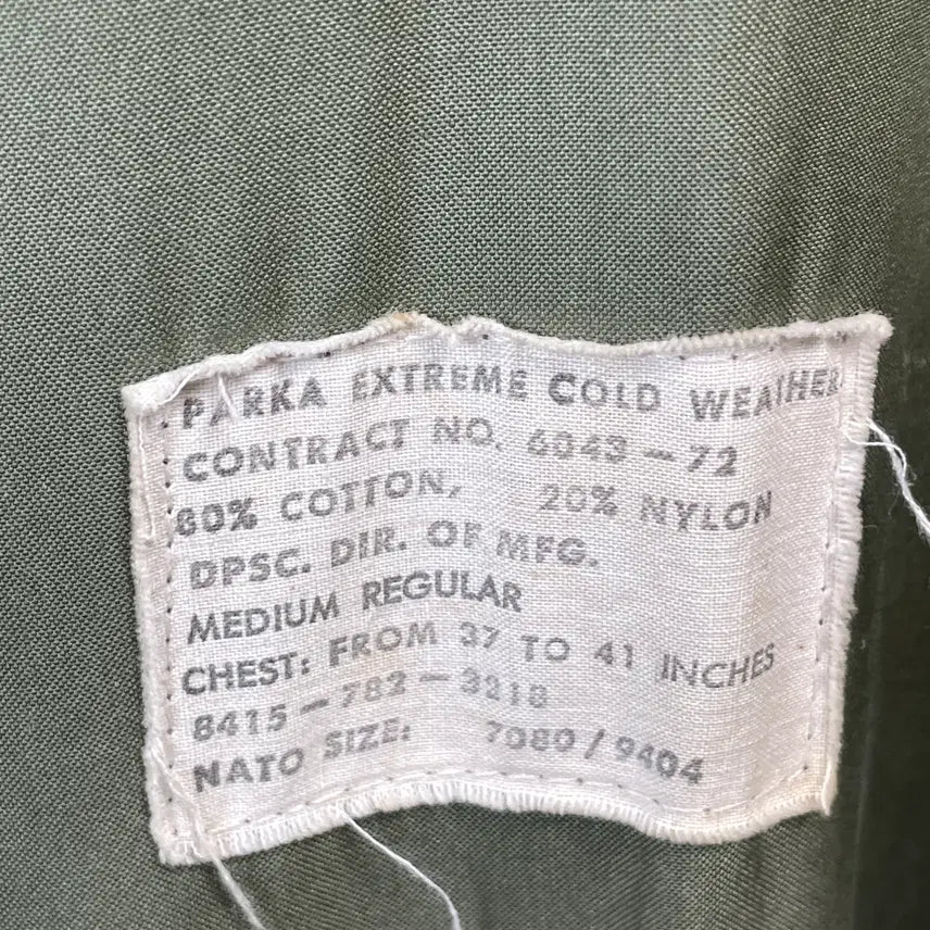 [BUNJANG] M-1965 Fishtail Parka 1972 Remake / M-1965 피쉬테일파카 72년도 리메이크