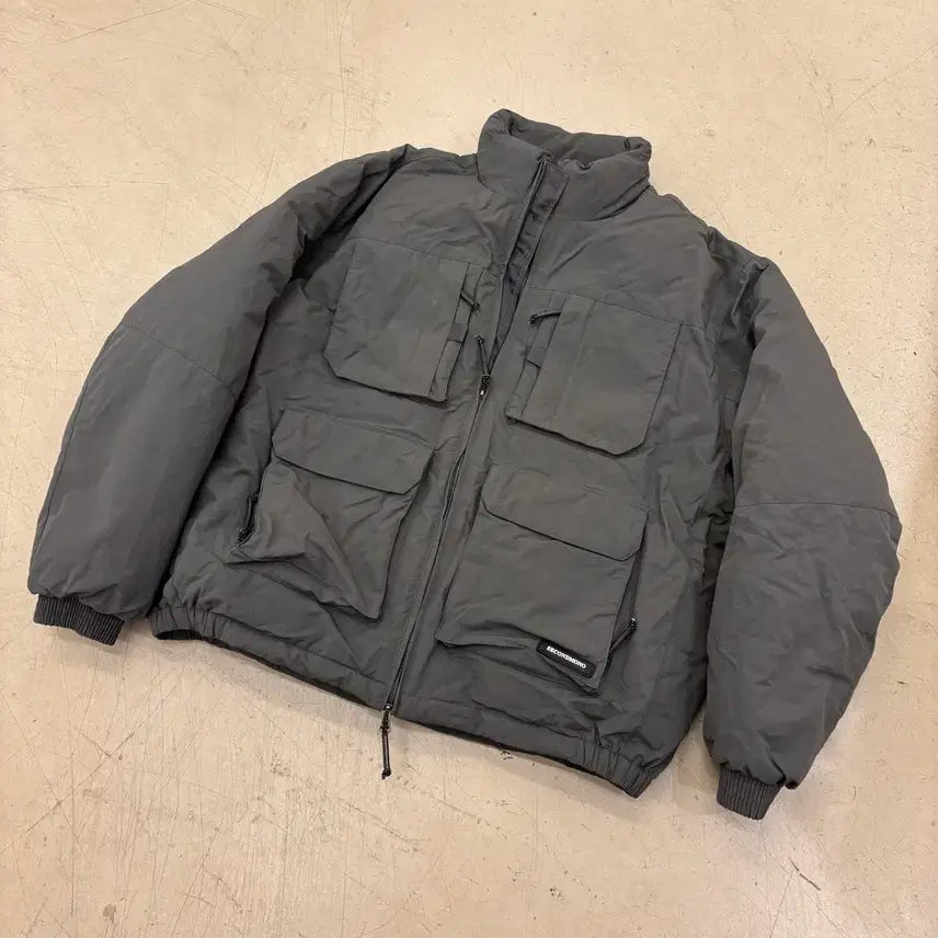 [BUNJANG] Secondmono Nylon Utility Padding Jacket / 세컨드모노 나일론 유틸리티 패딩