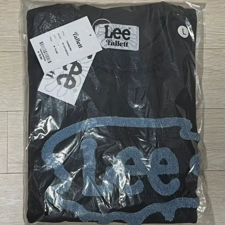 [BUNJANG] FALLET X Lee Brush Twitch Logo Sweatshirt / [새상품] L) 팔렛 X Lee 브러쉬 트위치 로고 맨투맨 챠콜