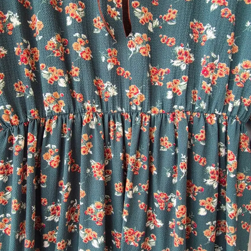 [SOLD OUT] 55-66)다툼 꽃무늬 밴딩원피스