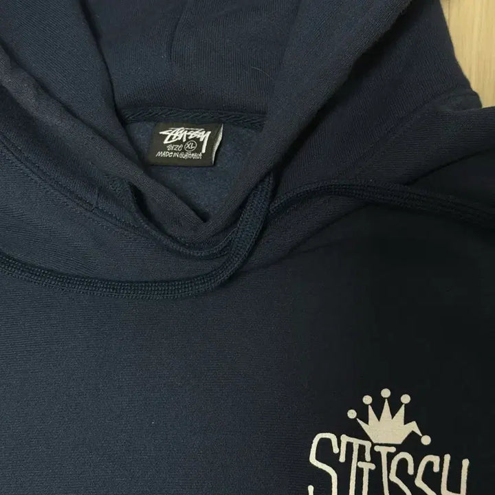 [BUNJANG] Stussy Navy Hoodie XL / 스투시 크라운 인터내셔널 후드 네이비 XL