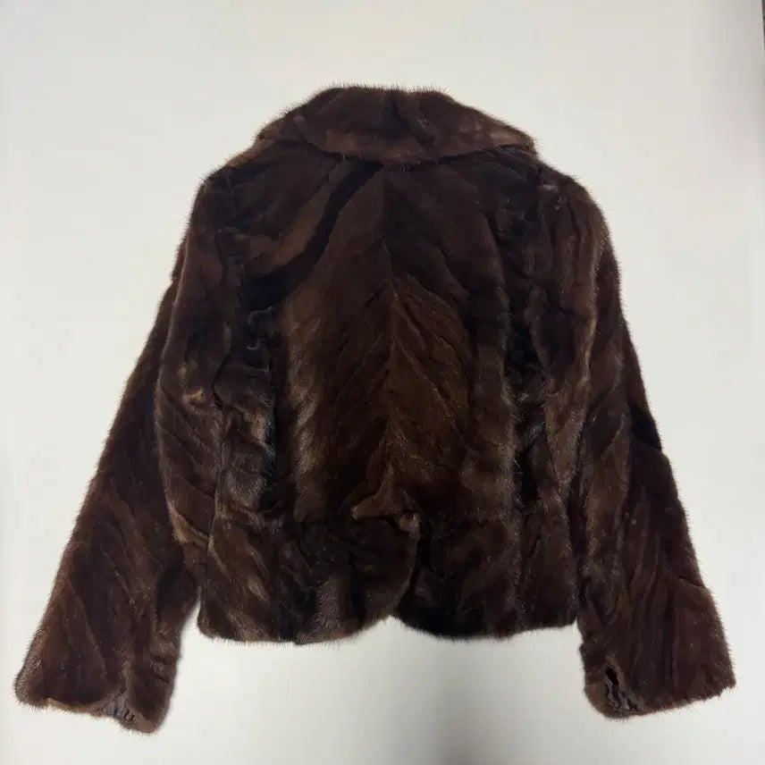 [BUNJANG] Daekyung Fur Mink 100% Crop Jacket (S) / 여성 대경모피 밍크 100% 밍크 크롭 자켓 S