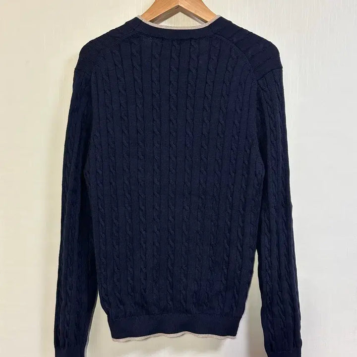 [BUNJANG] Brooks Brothers Cable Knit Cardigan - Navy / 브룩스브라더스 꽈배기 가디건 M (100)/네이비