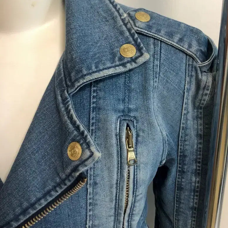 [BUNJANG] Balmain Denim Jacket / 발망 여성 데님 JAKET S급 판매합니다.