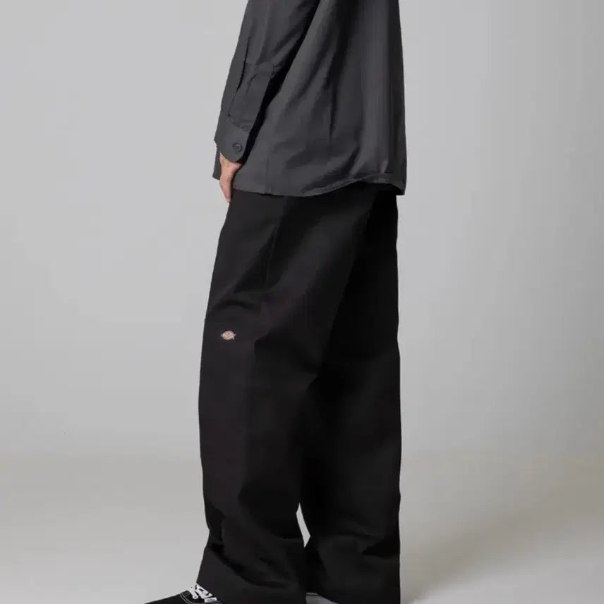 [BUNJANG] Dickies Double Knee Loose Fit Work Pants - Black / 디키즈 더블니 루즈핏 워크팬츠 black