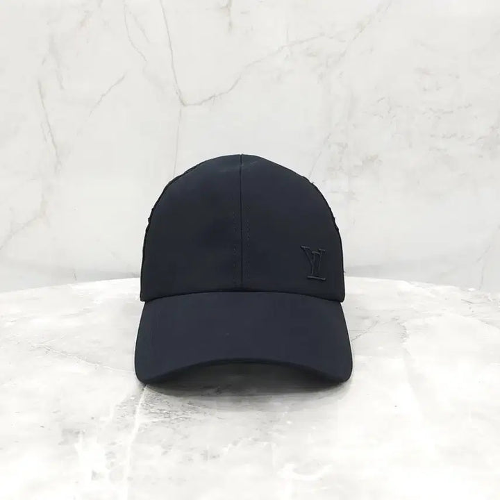 [BUNJANG] Louis Vuitton Monogram Mesh Baseball Cap Black XL / 루이비통 LV 모노그램 메쉬 베이스볼 캡 블랙 XL M77116
