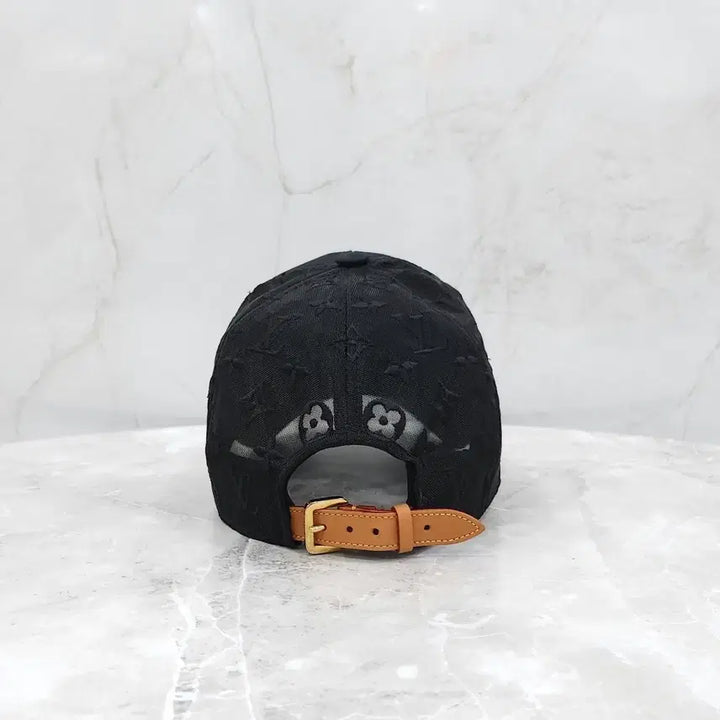 [BUNJANG] Louis Vuitton Monogram Mesh Baseball Cap Black XL / 루이비통 LV 모노그램 메쉬 베이스볼 캡 블랙 XL M77116