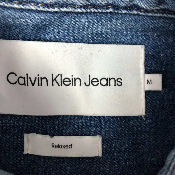 [BUNJANG] Calvin Klein Denim Shirt / 캘빈클라인 데님셔츠