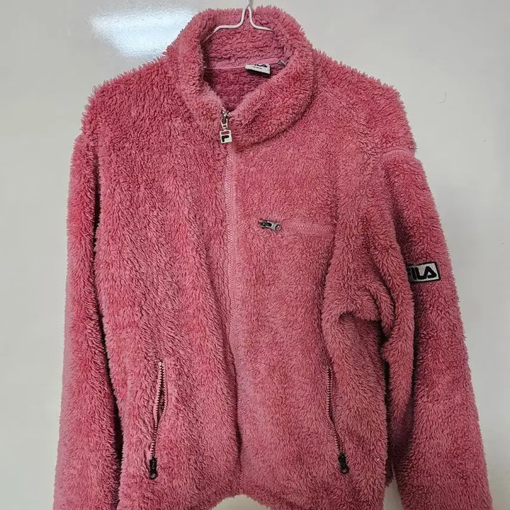 [BUNJANG] Fila Fleece Jacket (Pink) - Men&