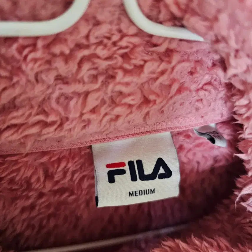 [BUNJANG] Fila Fleece Jacket (Pink) - Men&