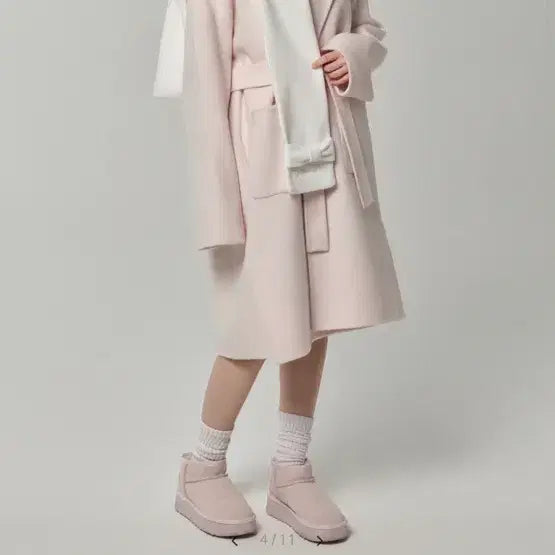 [BUNJANG] Kleesier White Ribbon Muffler / Kleesier 리본 머플러 화이트