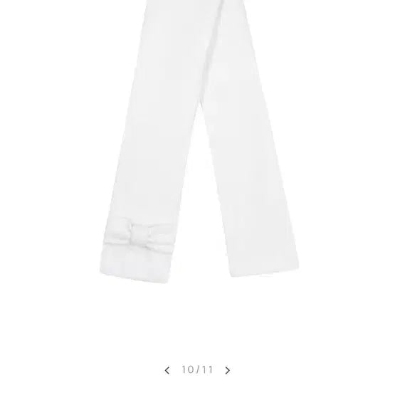 [BUNJANG] Kleesier White Ribbon Muffler / Kleesier 리본 머플러 화이트