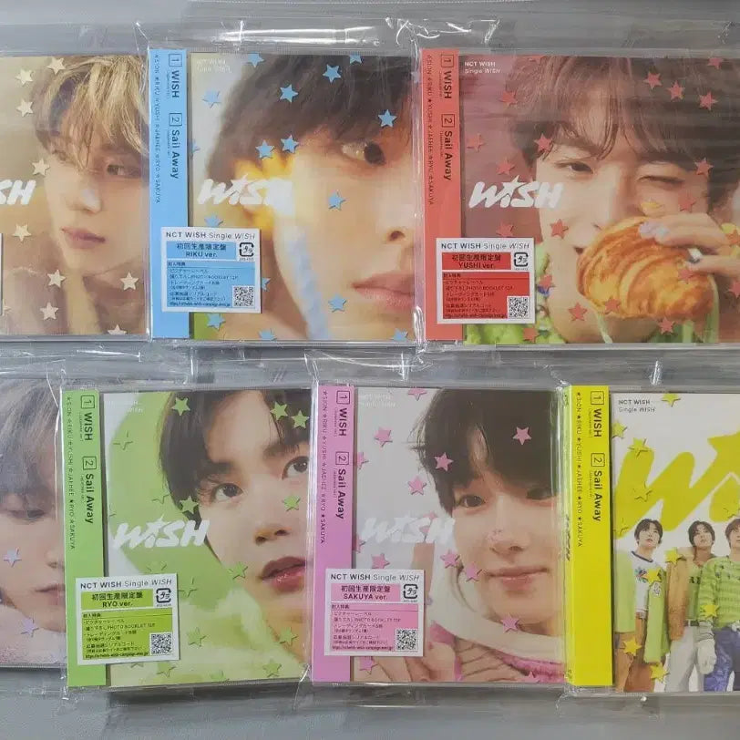 [BUNJANG] NCT WISH Japan Edition Album Bundle Set / 엔시티위시 위시 일본반 개봉 앨범 시온 리쿠 유우시 재희 료 사쿠야 단체