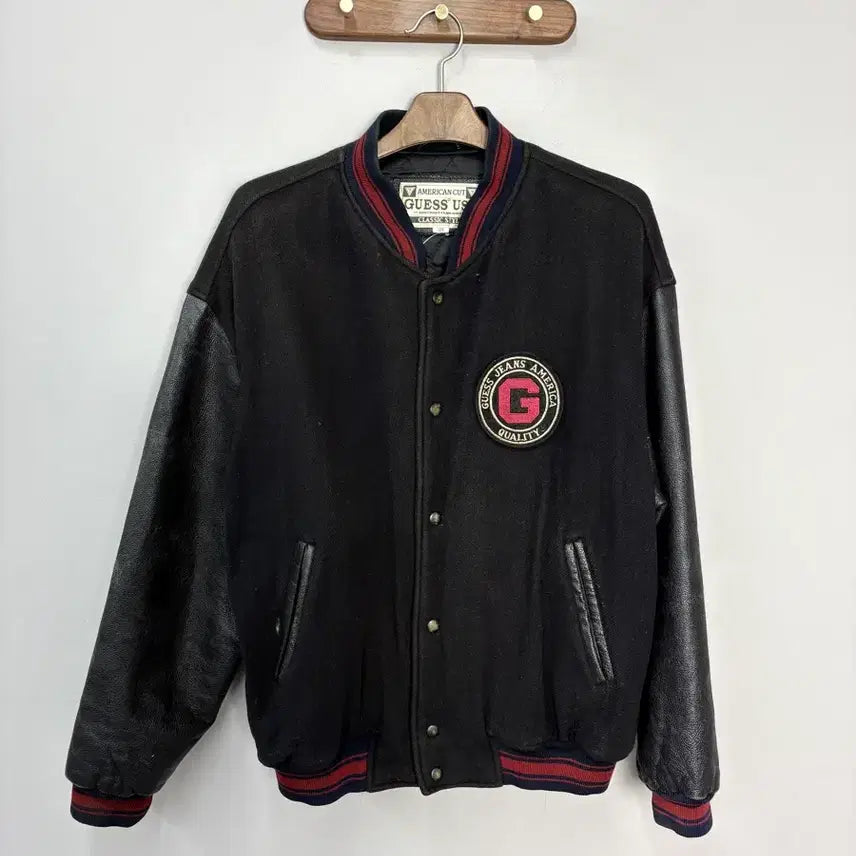 [BUNJANG] Guess 1955 Tour Varsity Jacket (2XL) / 게스 암레더 1955 투어 바시티자켓 A3626