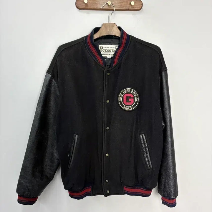 [BUNJANG] Guess 1955 Tour Varsity Jacket (2XL) / 게스 암레더 1955 투어 바시티자켓 A3626