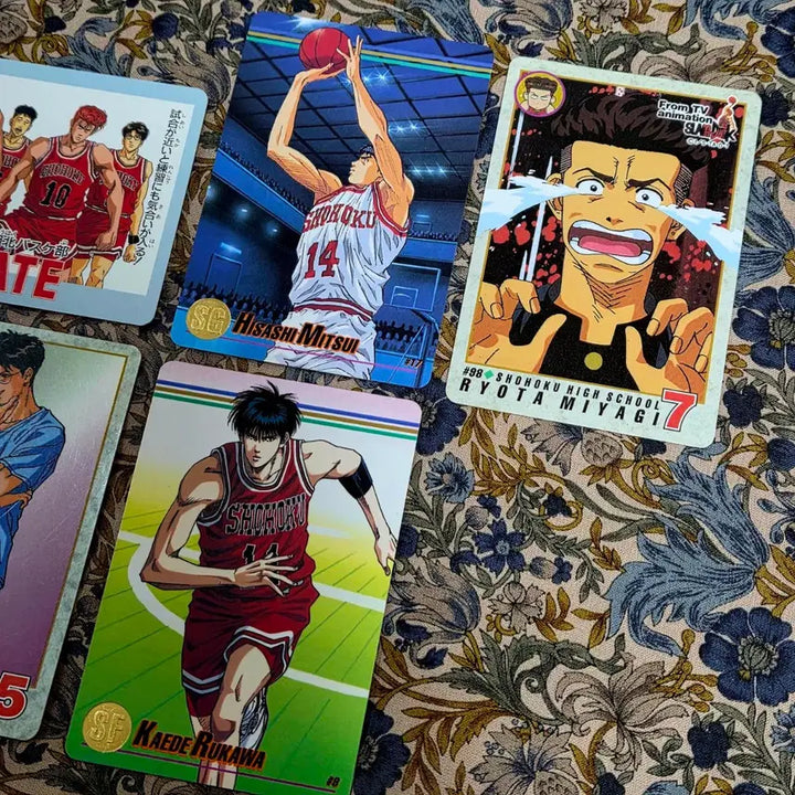 [BUNJANG] Slam Dunk Carddass Bundle Set / 슬램덩크 카드다스 5장 일괄