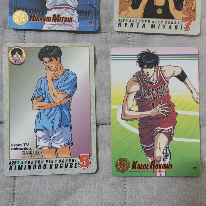 [BUNJANG] Slam Dunk Carddass Bundle Set / 슬램덩크 카드다스 5장 일괄