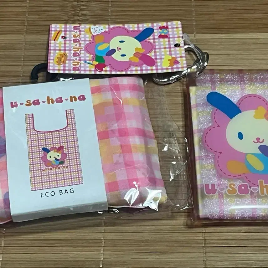 [BUNJANG] Usahana Eco Bag and Keyring Set / 우사하나 장바구니 에코백, 키링