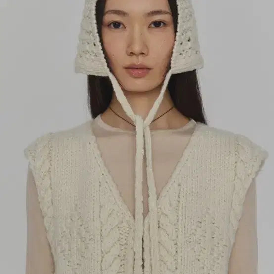 [BUNJANG] AMOMENTO Crochet Bonnet / 아모멘토 크로셰 보넷
