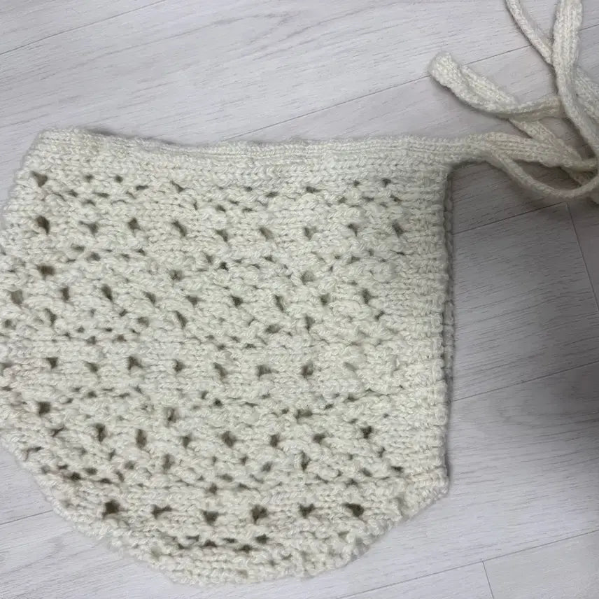 [BUNJANG] AMOMENTO Crochet Bonnet / 아모멘토 크로셰 보넷