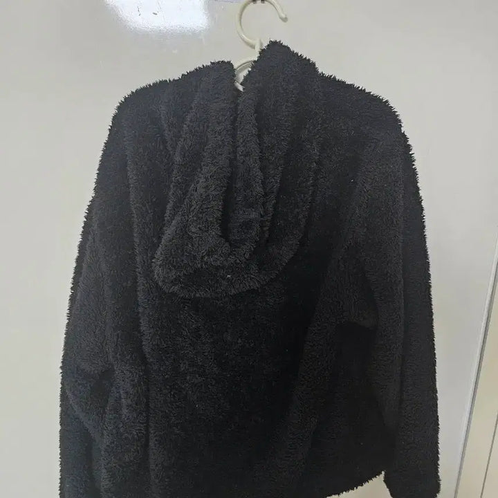 [BUNJANG] Nerdy Black Fleece Zip-up Jacket L / 널디 블랙 플리스 집업 자켓 L