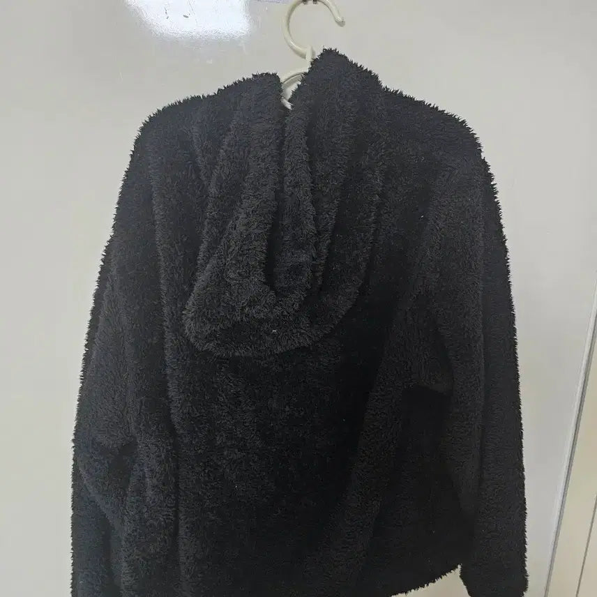 [BUNJANG] Nerdy Black Fleece Zip-up Jacket L / 널디 블랙 플리스 집업 자켓 L